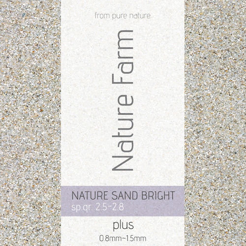 Nature Sand BRIGHT plus 2kg 브라이트 플러스 2kg (0.8mm~1.5mm)